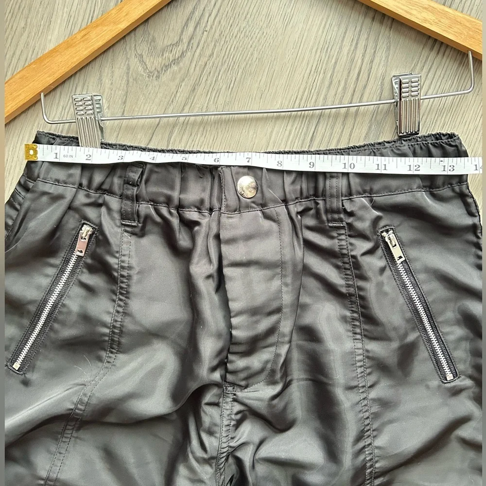 BLANK NYC Denim Nylon Cargo Jogger Pants 28